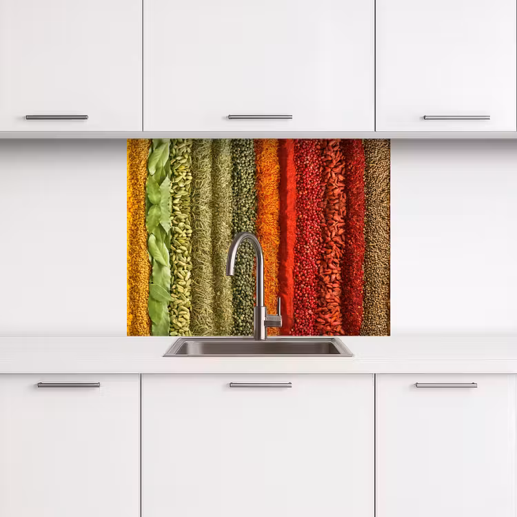 Revestimiento cocina - Hierbas - Especias - Colorido — 3