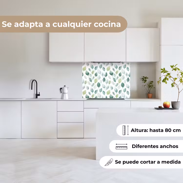Revestimiento cocina - Hoja - Mix - Fresco - Verde — 6