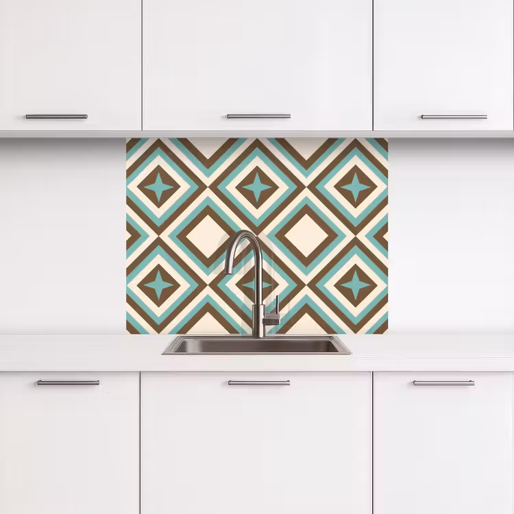 Revestimiento cocina - 50s - Estrella - Diseño — 3