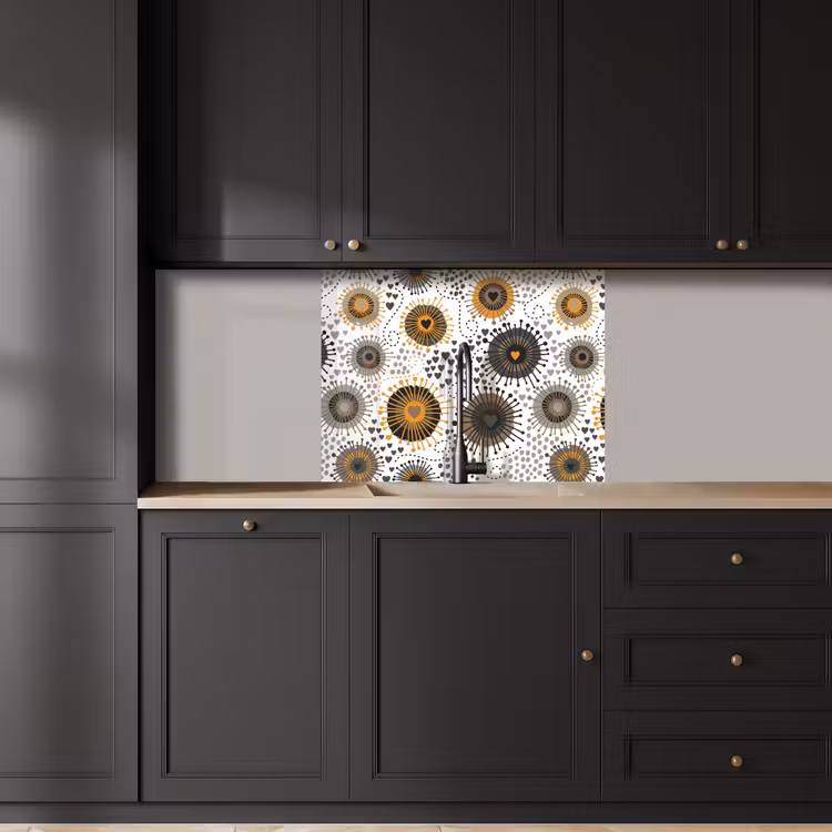 Revestimiento cocina - Corazón - 50s - Patrón — 5