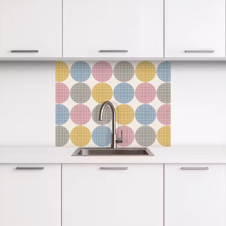Revestimiento cocina - Puntos - Línea - Patrón — 3