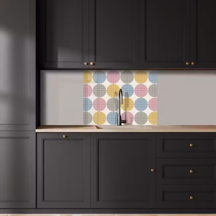 Revestimiento cocina - Puntos - Línea - Patrón — 5