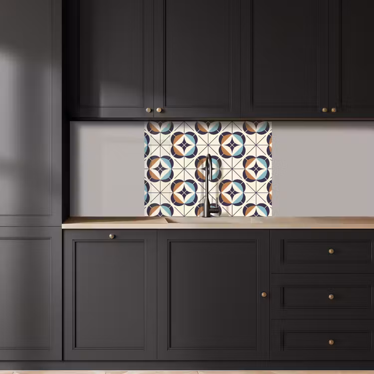 Revestimiento cocina - Retro - Diseño - Geometría — 5
