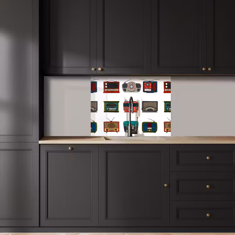 Revestimiento cocina - Retro - Radio - Diseño — 5