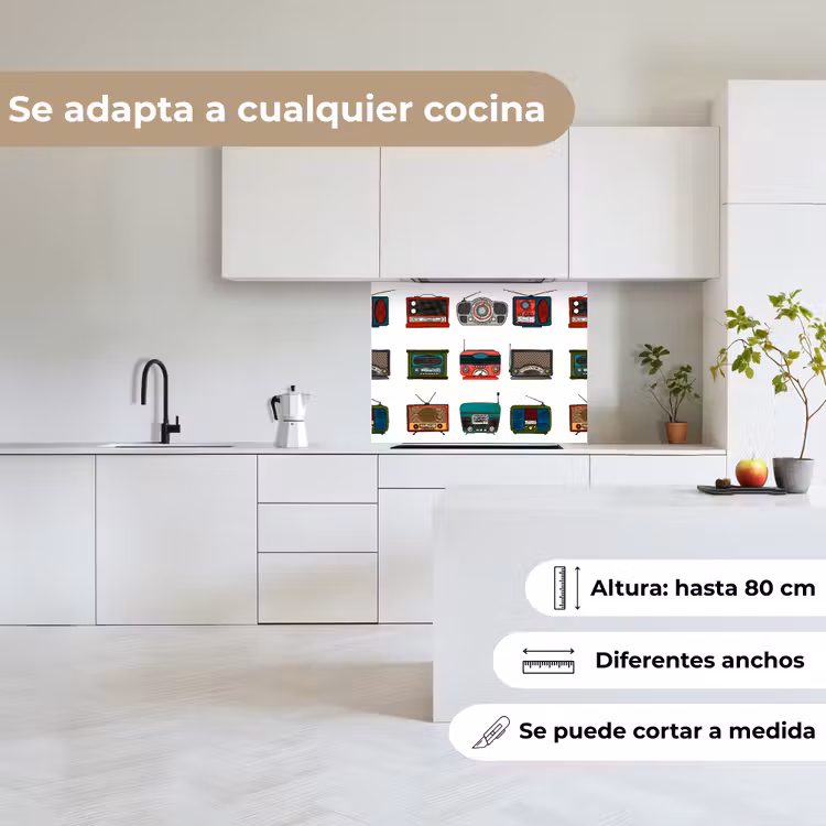 Revestimiento cocina - Retro - Radio - Diseño — 6
