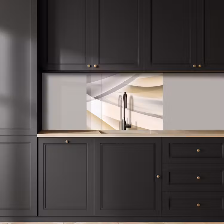 Revestimiento cocina - Olas - Abstracto - Beige — 5