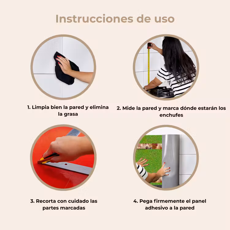 Revestimiento cocina - Pinceladas - Sinfonía de otoño - Rojo burdeos — 8