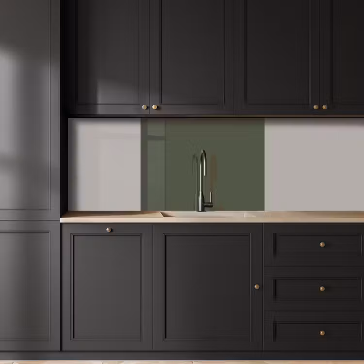 Revestimiento cocina - Verde - Color sólido - Verde oliva — 5