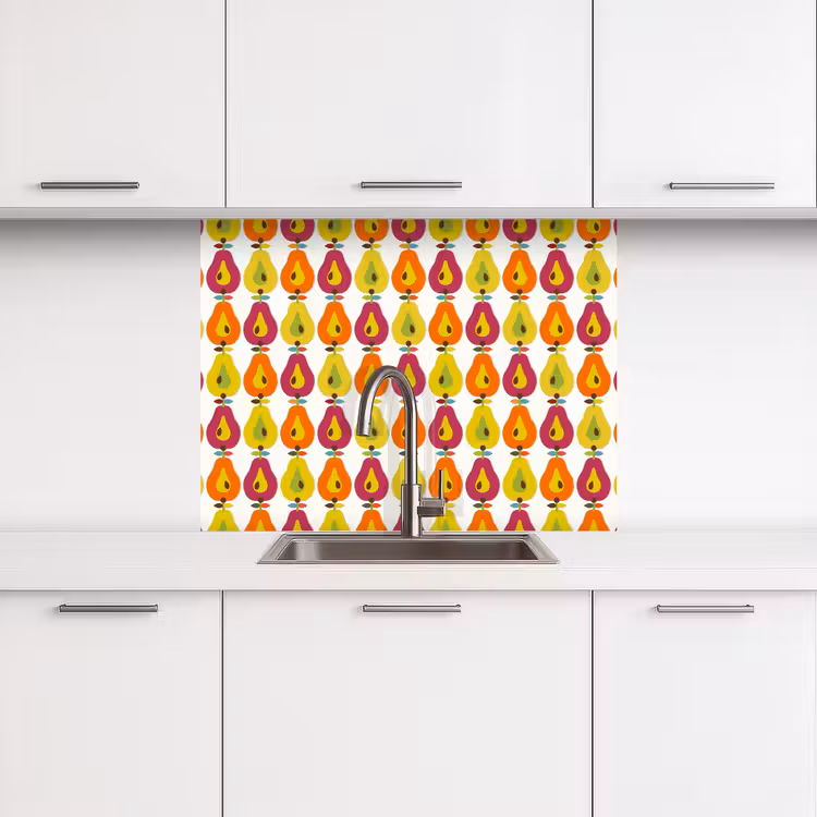 Revestimiento cocina - Retro - Diseño - Pera - Fruta — 3
