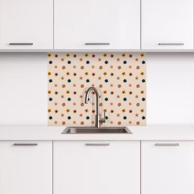 Revestimiento cocina - Flores - Patrones - Lunares — 3
