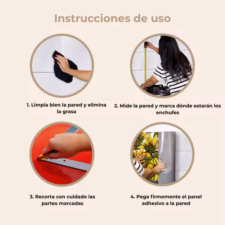 Revestimiento cocina - Girasol - Vintage - Diseño — 8