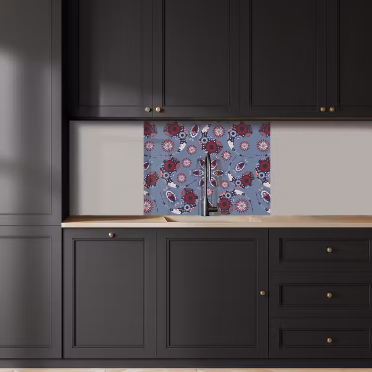 Revestimiento cocina - Paisley - Flores - Patrones — 5