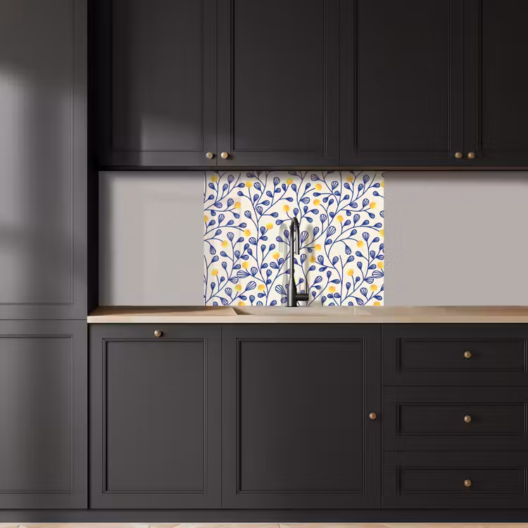Revestimiento cocina - Patrones - Amarillo - Minimalista — 5