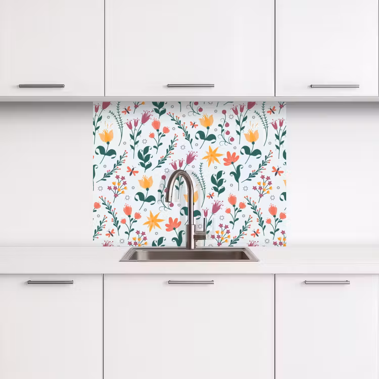 Revestimiento cocina - Patrones - Flores - Hojas — 3