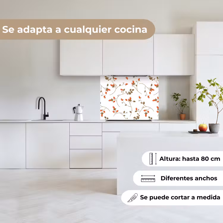 Revestimiento cocina - Patrones - Plantas - Romántico - Botánico — 6