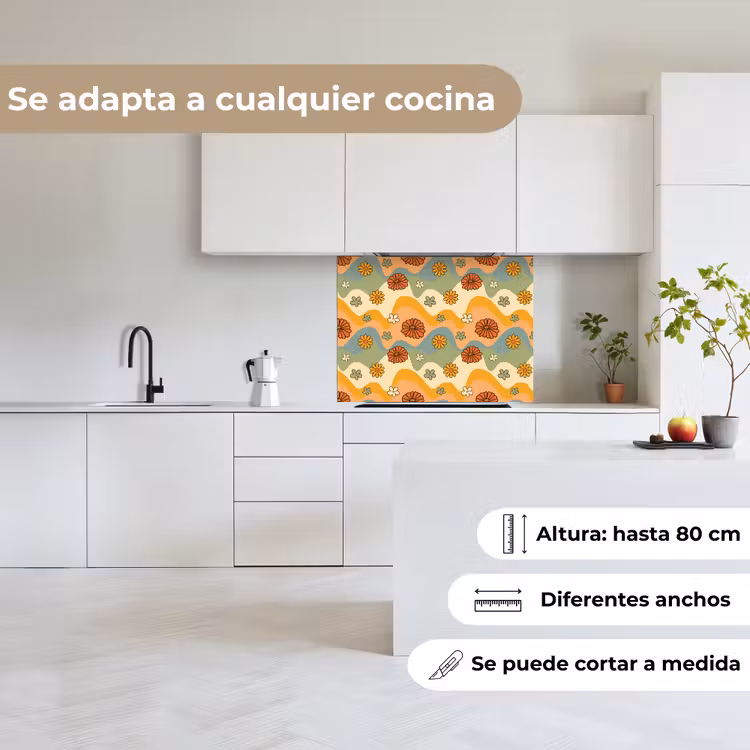 Revestimiento cocina - Patrones - Flores - Vintage — 6