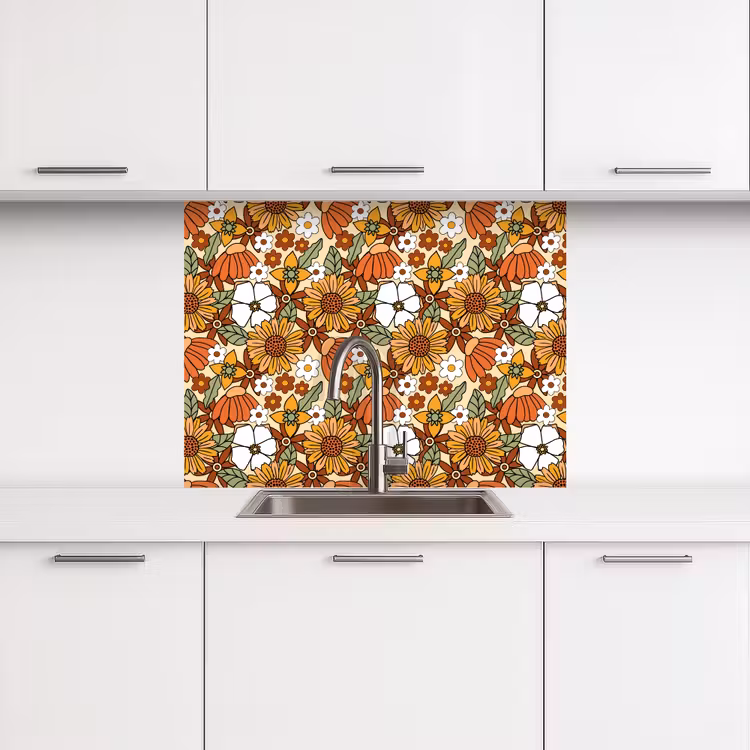 Revestimiento cocina - Flores - Vintage - Patrones — 3