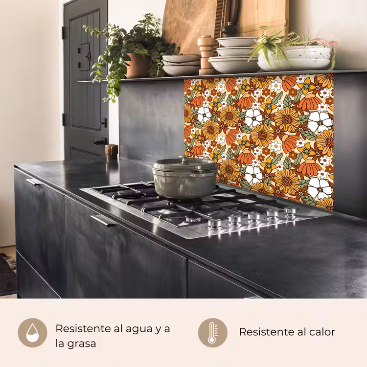 Revestimiento cocina - Flores - Vintage - Patrones — 4