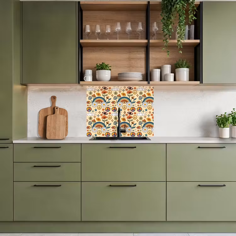 Revestimiento cocina - Vintage - Patrones - Verano — 7