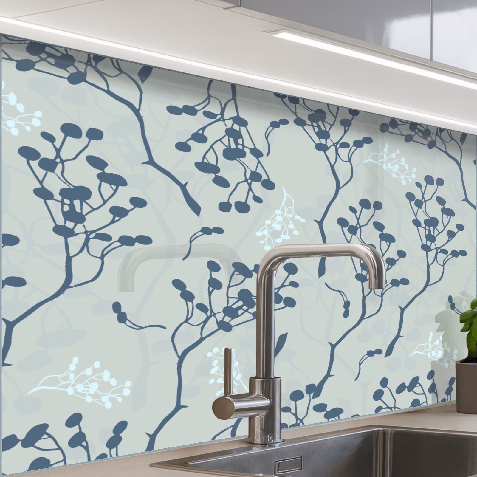 Revestimiento cocina - Patrones - Jardín - Ramas — 1