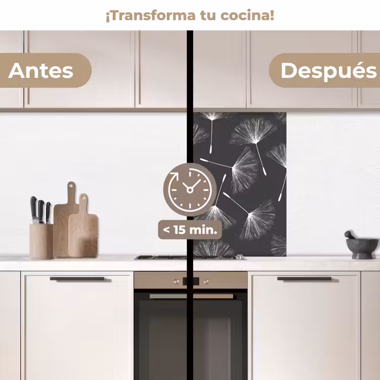 Revestimiento cocina - Diseño - Diente de león - Planta — 2