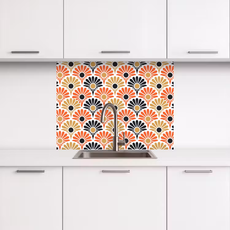 Revestimiento cocina - Flores - Japón - Patrones — 3