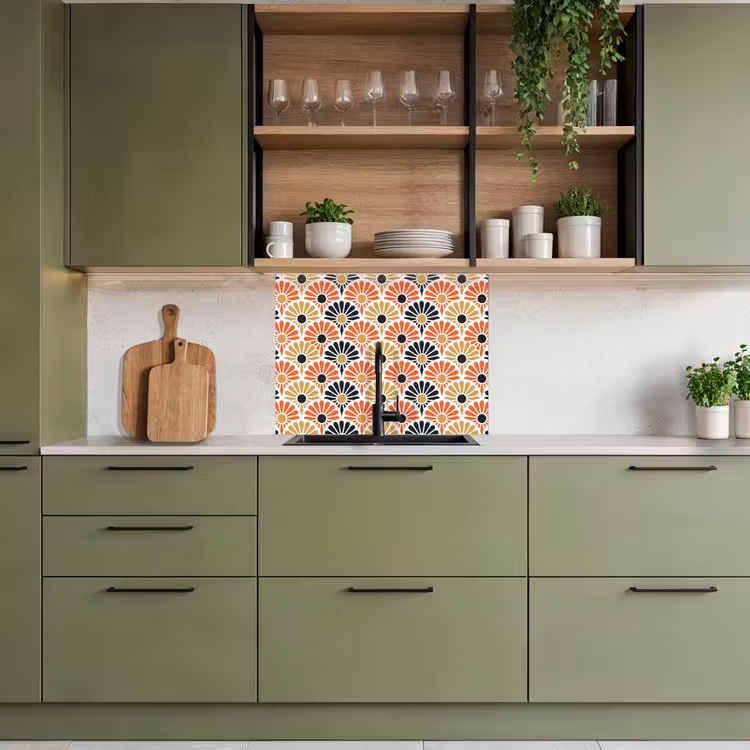 Revestimiento cocina - Flores - Japón - Patrones — 7