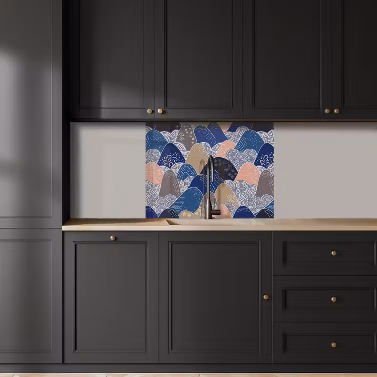 Revestimiento cocina - Montaña - Pastel - Japonés - Patrones — 5