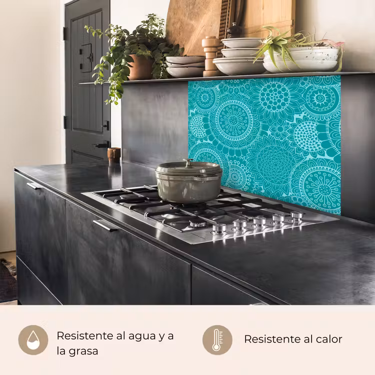Revestimiento cocina - Patrón - Girasoles - Mandala — 4