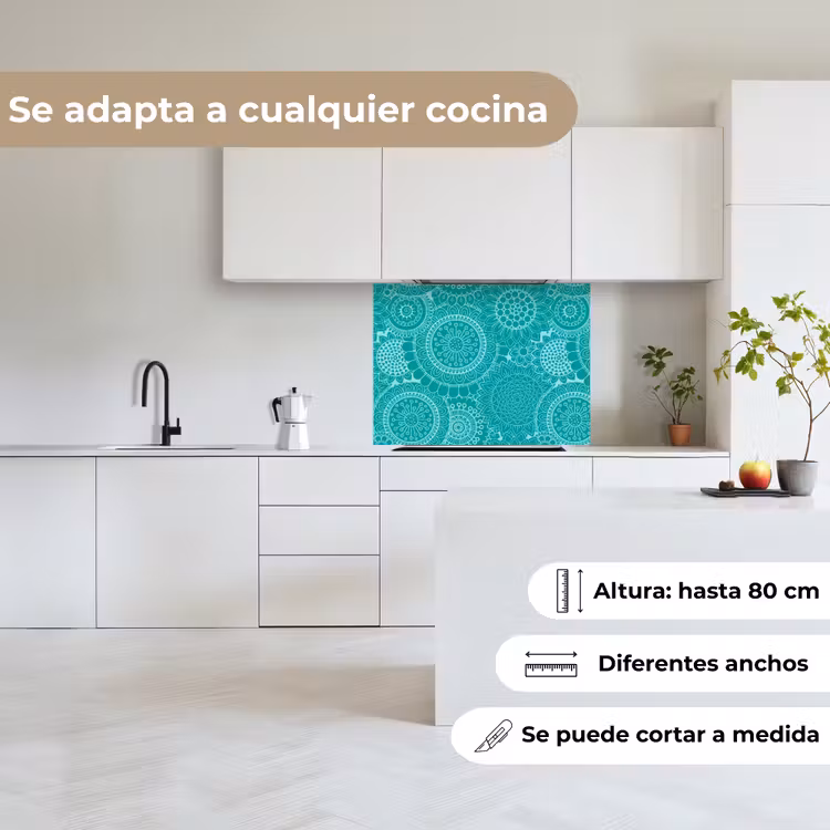 Revestimiento cocina - Patrón - Girasoles - Mandala — 6