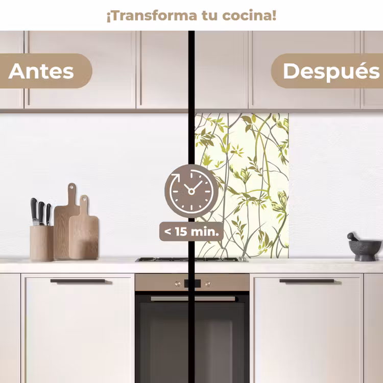 Revestimiento cocina - Patrón - Selva - Plantas — 2