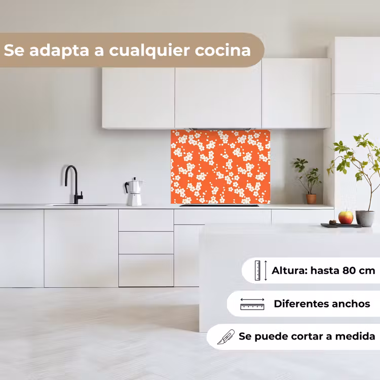 Revestimiento cocina - Sakura - Flores - Patrón - Japón — 6
