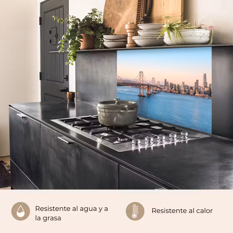 Revestimiento cocina - Agua - Puente - Horizonte - Moderno — 4