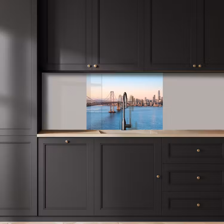 Revestimiento cocina - Agua - Puente - Horizonte - Moderno — 5