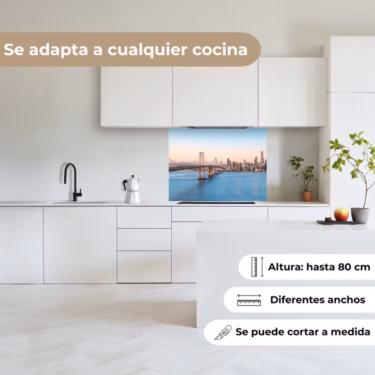 Revestimiento cocina - Agua - Puente - Horizonte - Moderno — 6