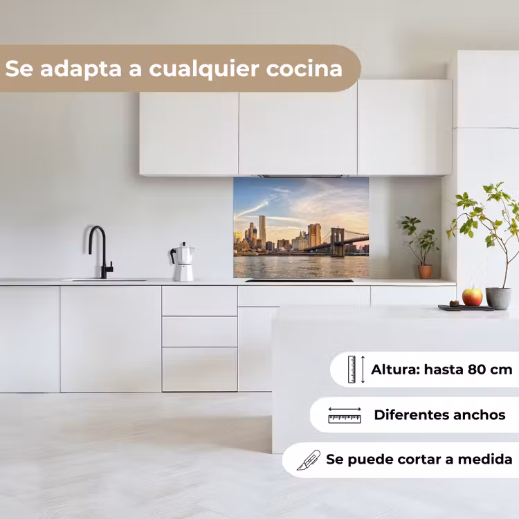 Revestimiento cocina - Skyline - Nueva York - Puente - Rascacielos — 6
