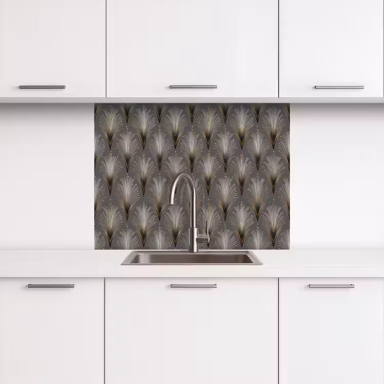 Revestimiento cocina - Vigas abanico - Oro - Antracita — 3