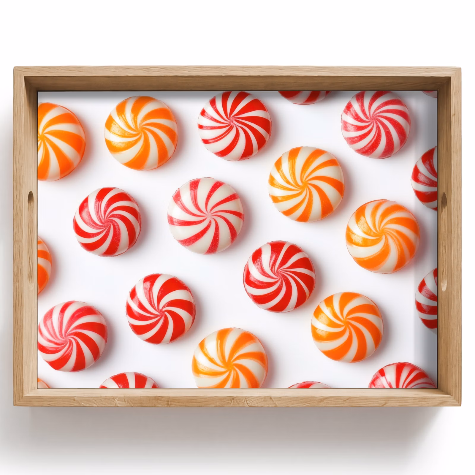 Bandeja - Caramelo - Patrón - Rojo - Naranja — 1