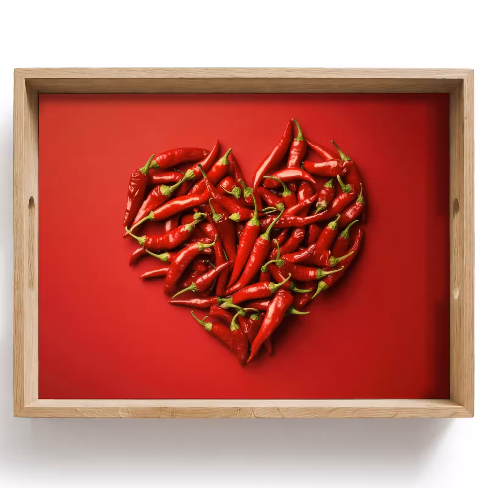 Bandeja - Pimientos - Rojos - Corazón — 1