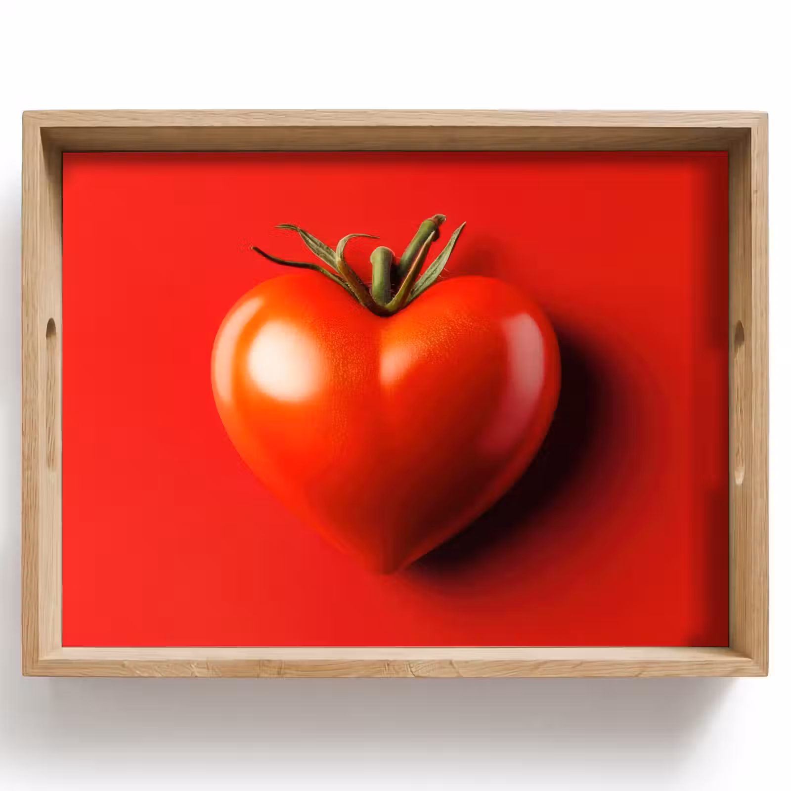 Bandeja - Tomate - Rojo - Corazón — 1