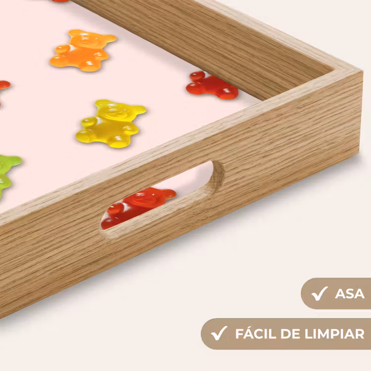 Bandeja - Color - Caramelo - Rosa — 8