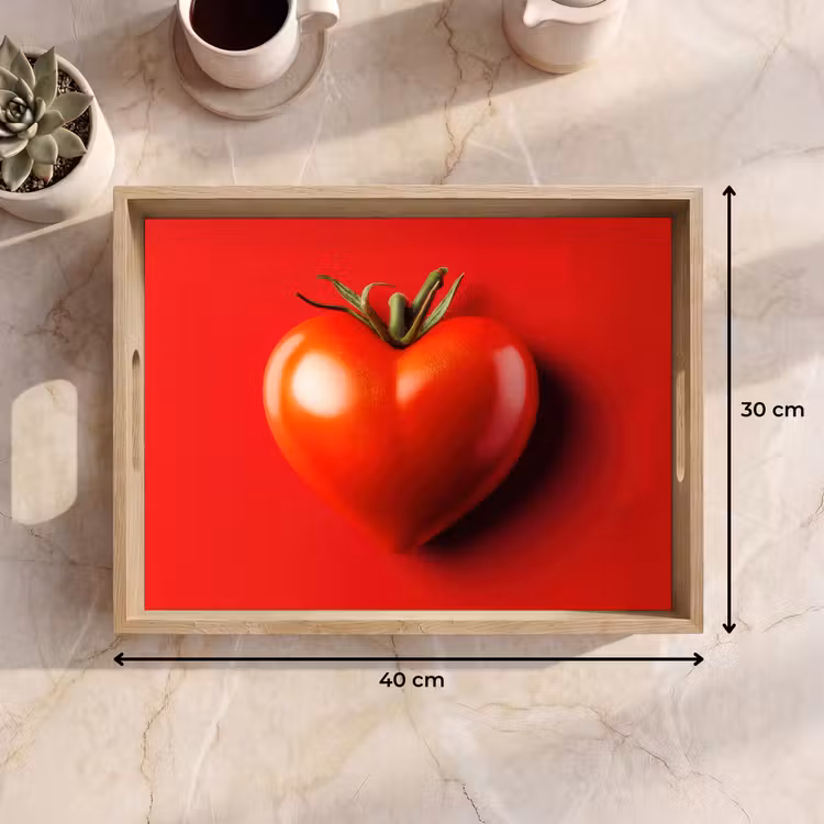 Bandeja - Tomate - Rojo - Corazón — 7