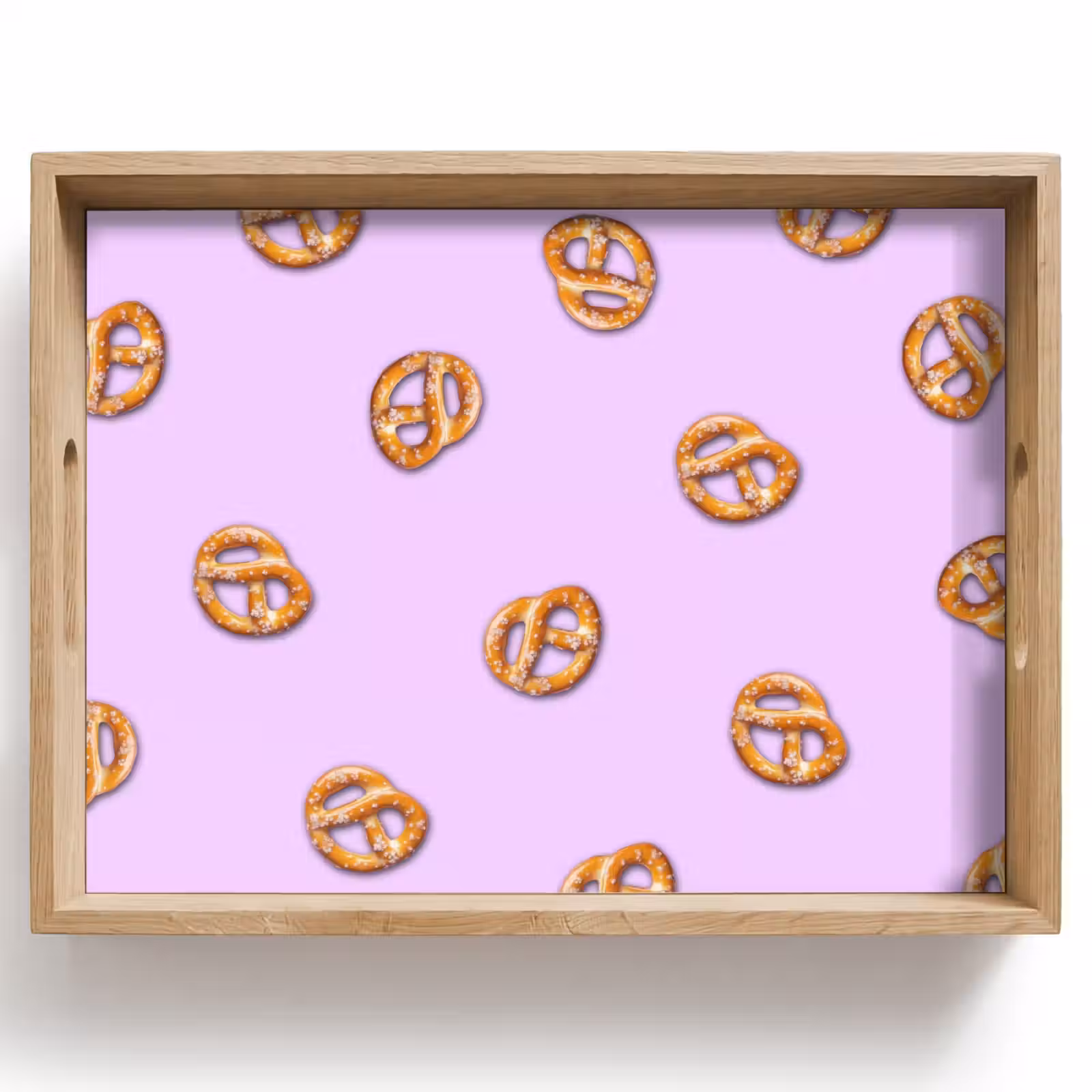 Bandeja - Pretzels - Alimentación - Morado — 1