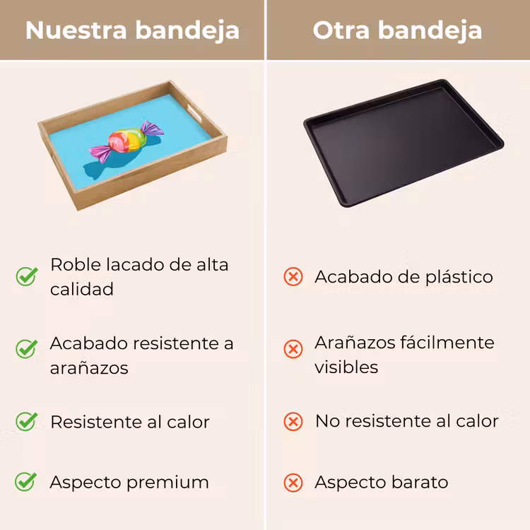 Bandeja - Azul - Caramelo - Arco iris — 9