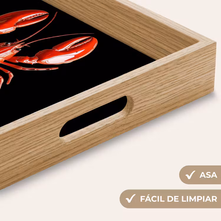 Bandeja - Cáncer - Glossier Rojo - Negro — 8