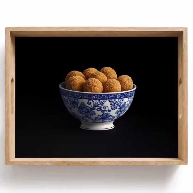 Bandeja - Azul de Delft - Bitterballen - Holanda - Cuenco — 1