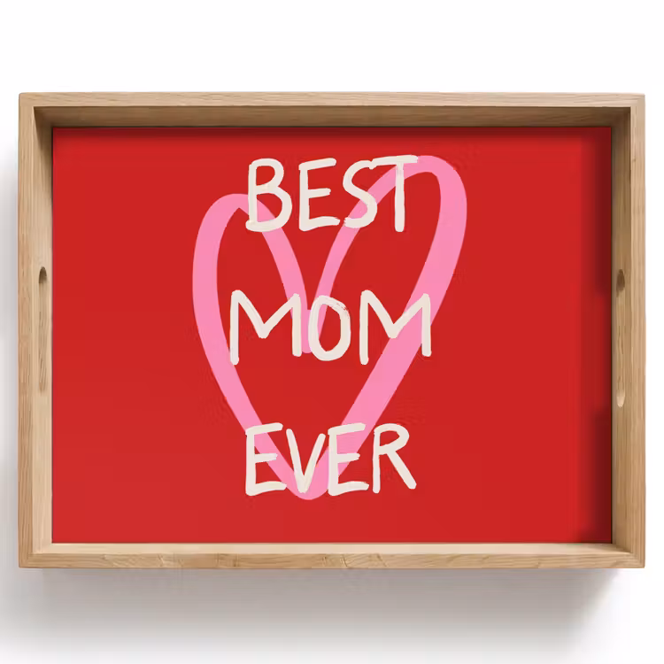 Bandeja - Madre - Cita - Corazón - Rojo — 1