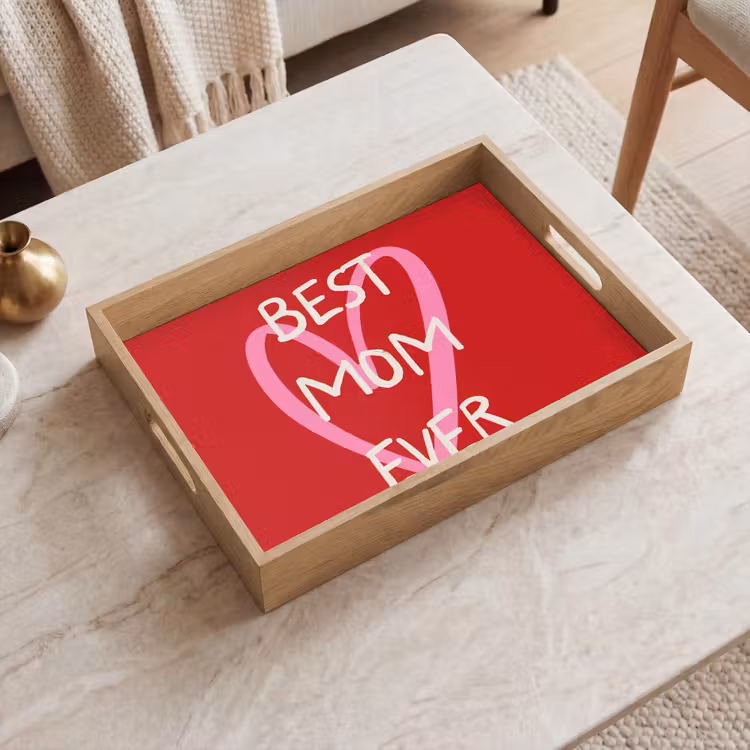 Bandeja - Madre - Cita - Corazón - Rojo — 2