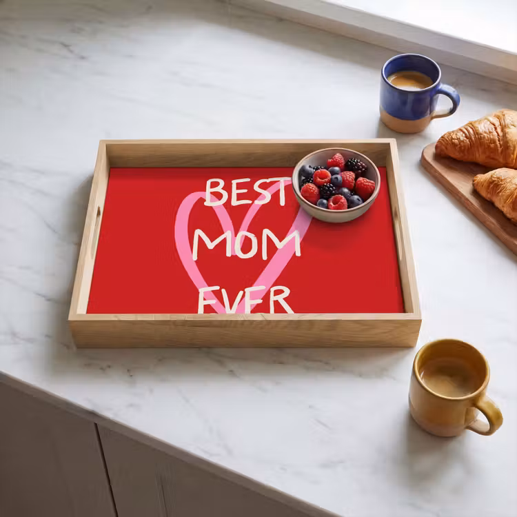 Bandeja - Madre - Cita - Corazón - Rojo — 3