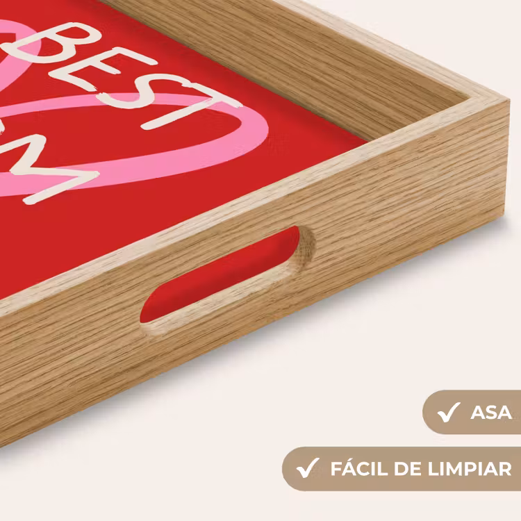 Bandeja - Madre - Cita - Corazón - Rojo — 8